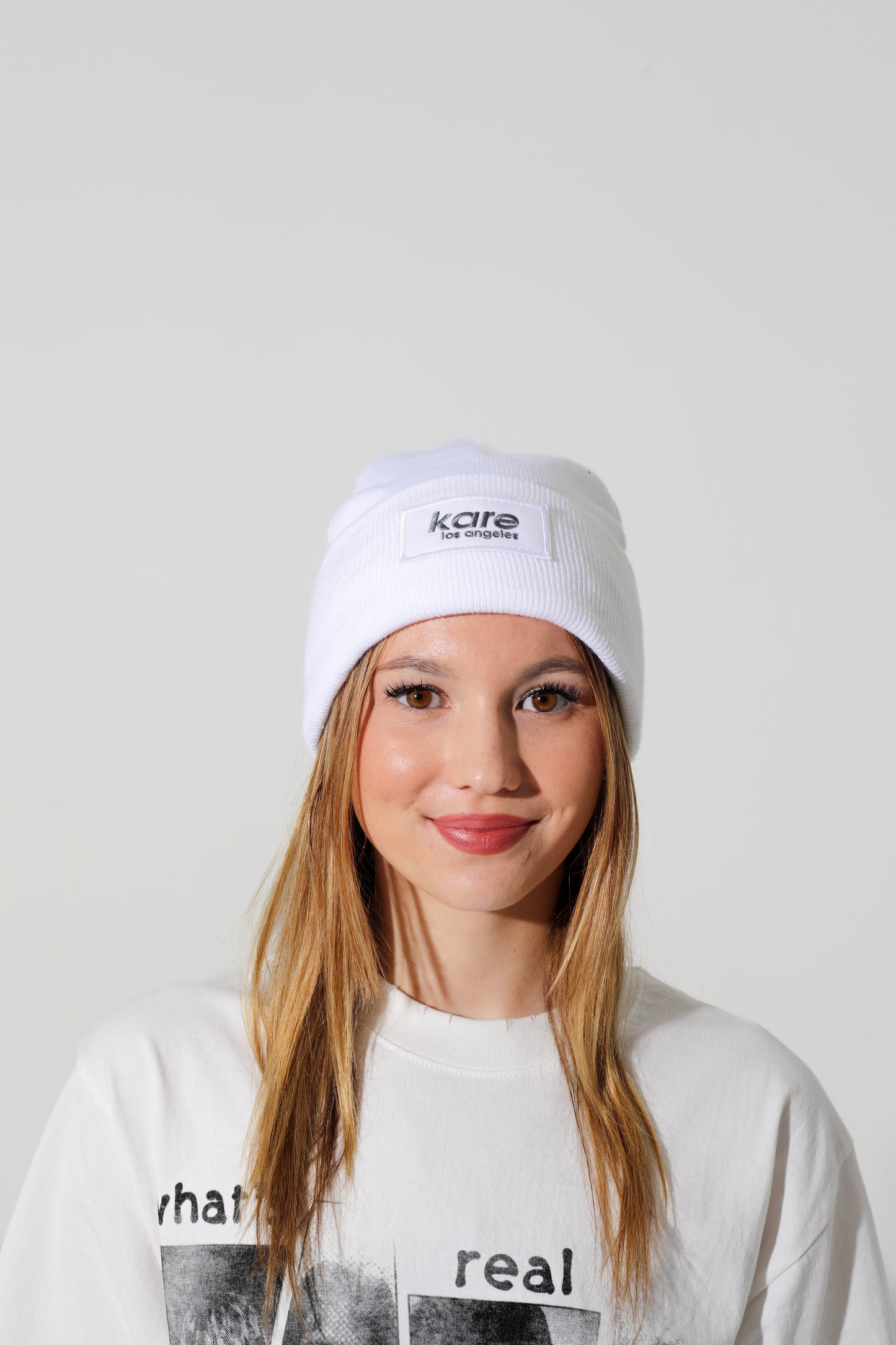 White Snow Beanie