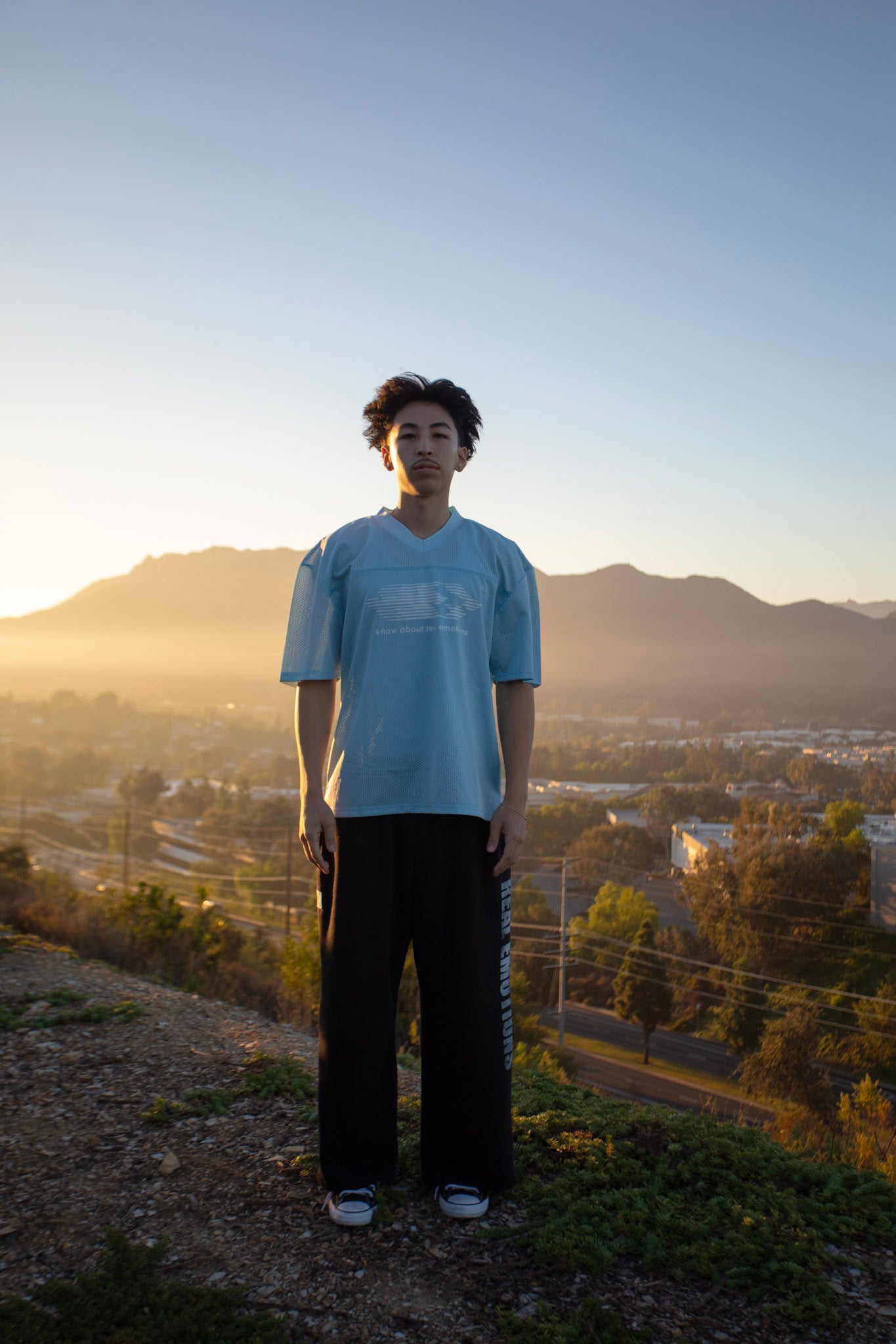 Icy Blue Kare Mesh Jersey