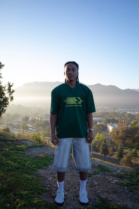 Forest Green Kare Mesh Jeresy