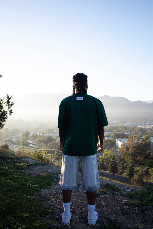 Forest Green Kare Mesh Jeresy