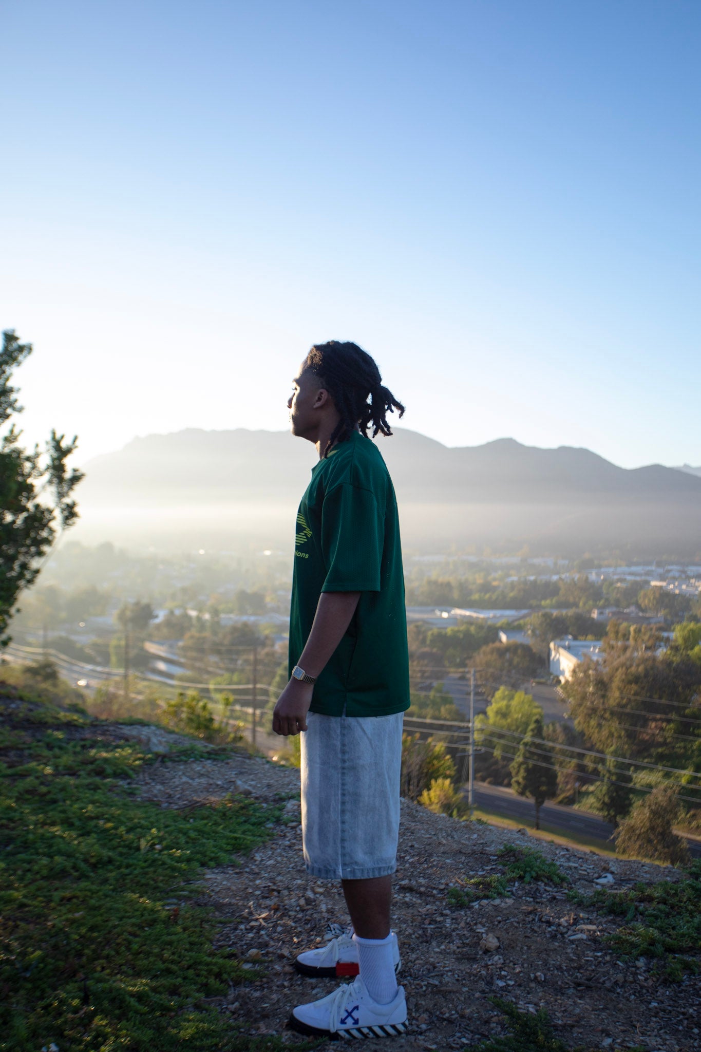 Forest Green Kare Mesh Jeresy