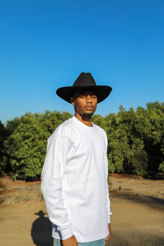 White Essential Thermal Longsleeve