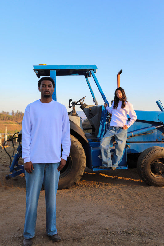White Essential Thermal Longsleeve